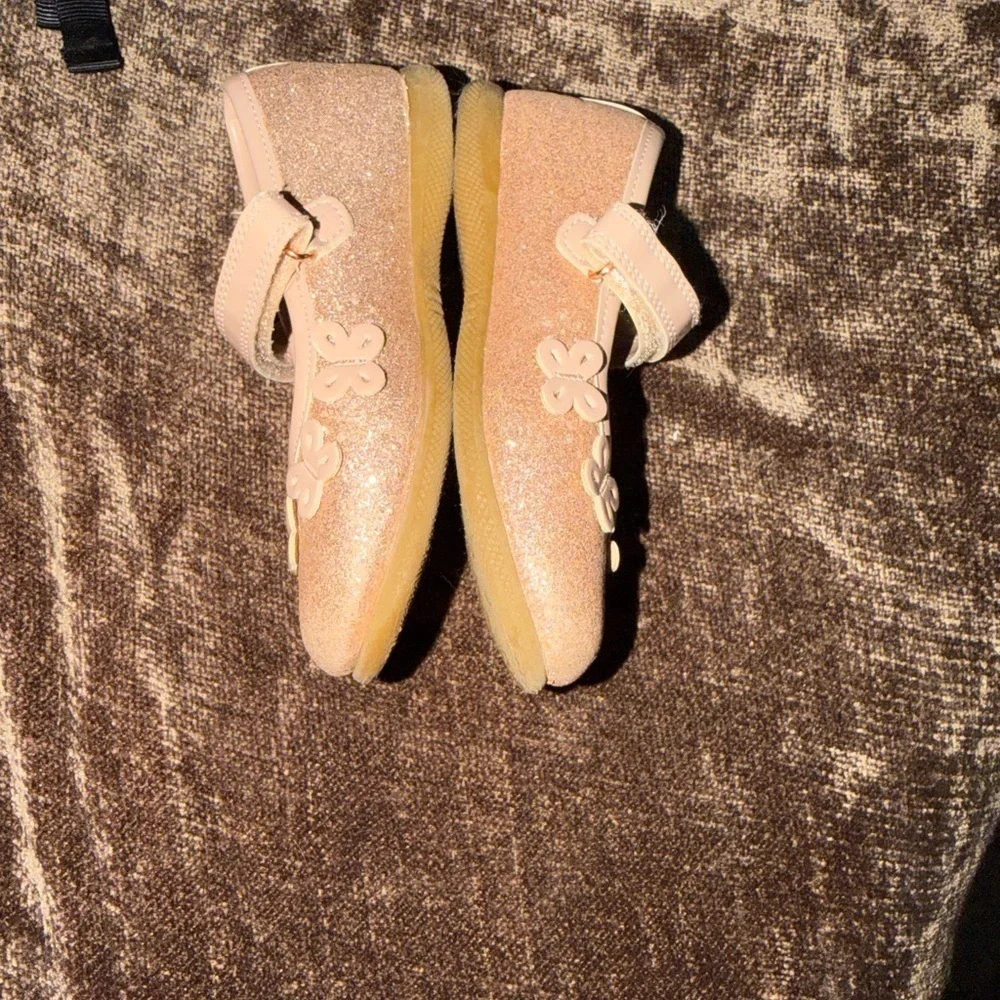 Rachel Shoes Pink Glitter Dress Shoes